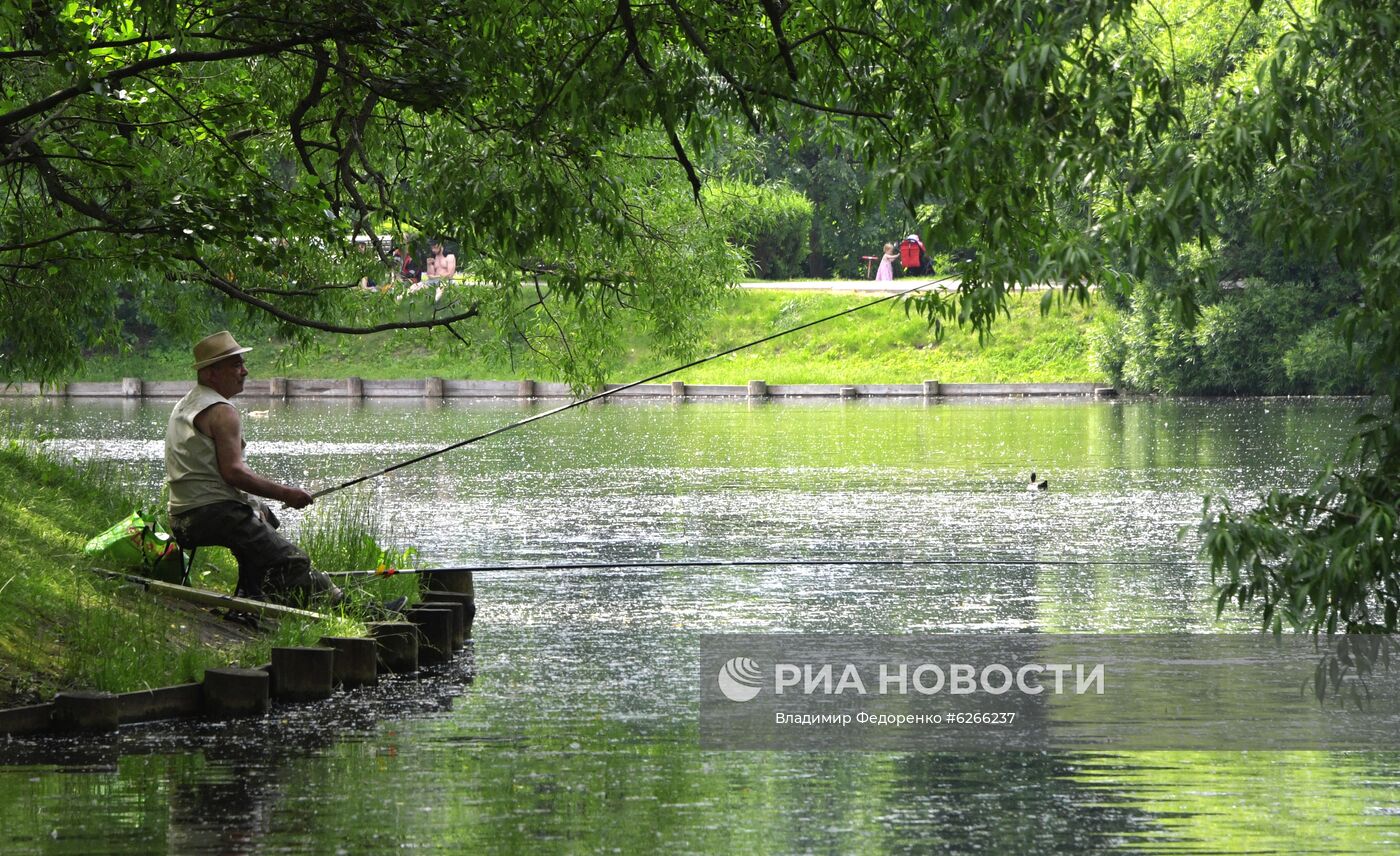 Жара в Москве