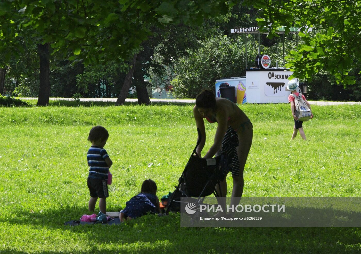 Жара в Москве