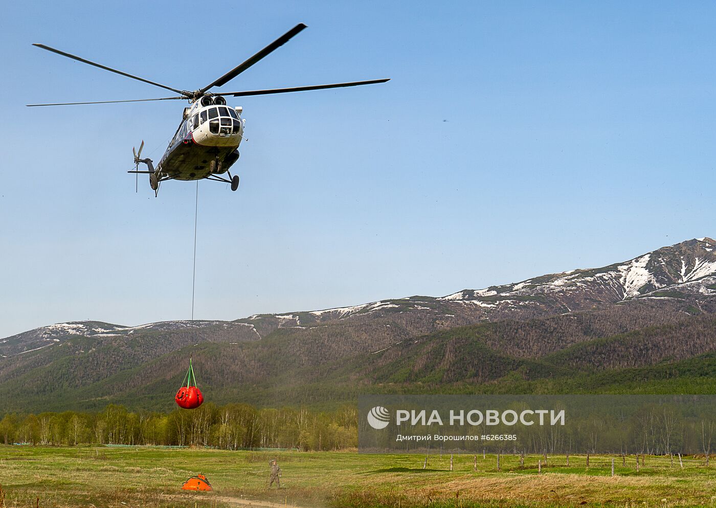 Лесные пожары на Камчатке