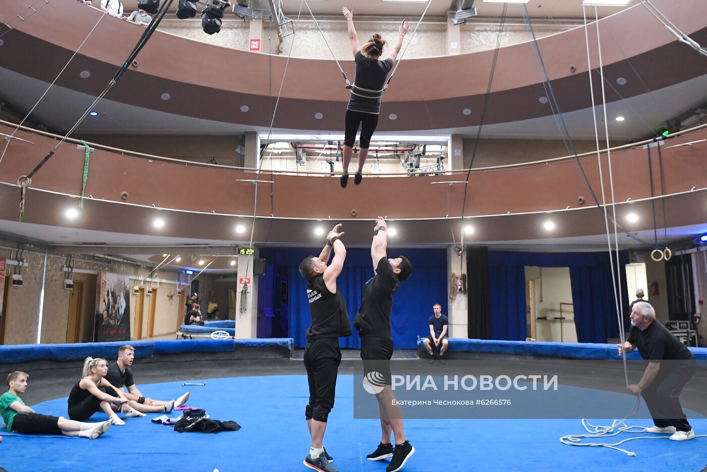 Репетиция в Большом Московском цирке