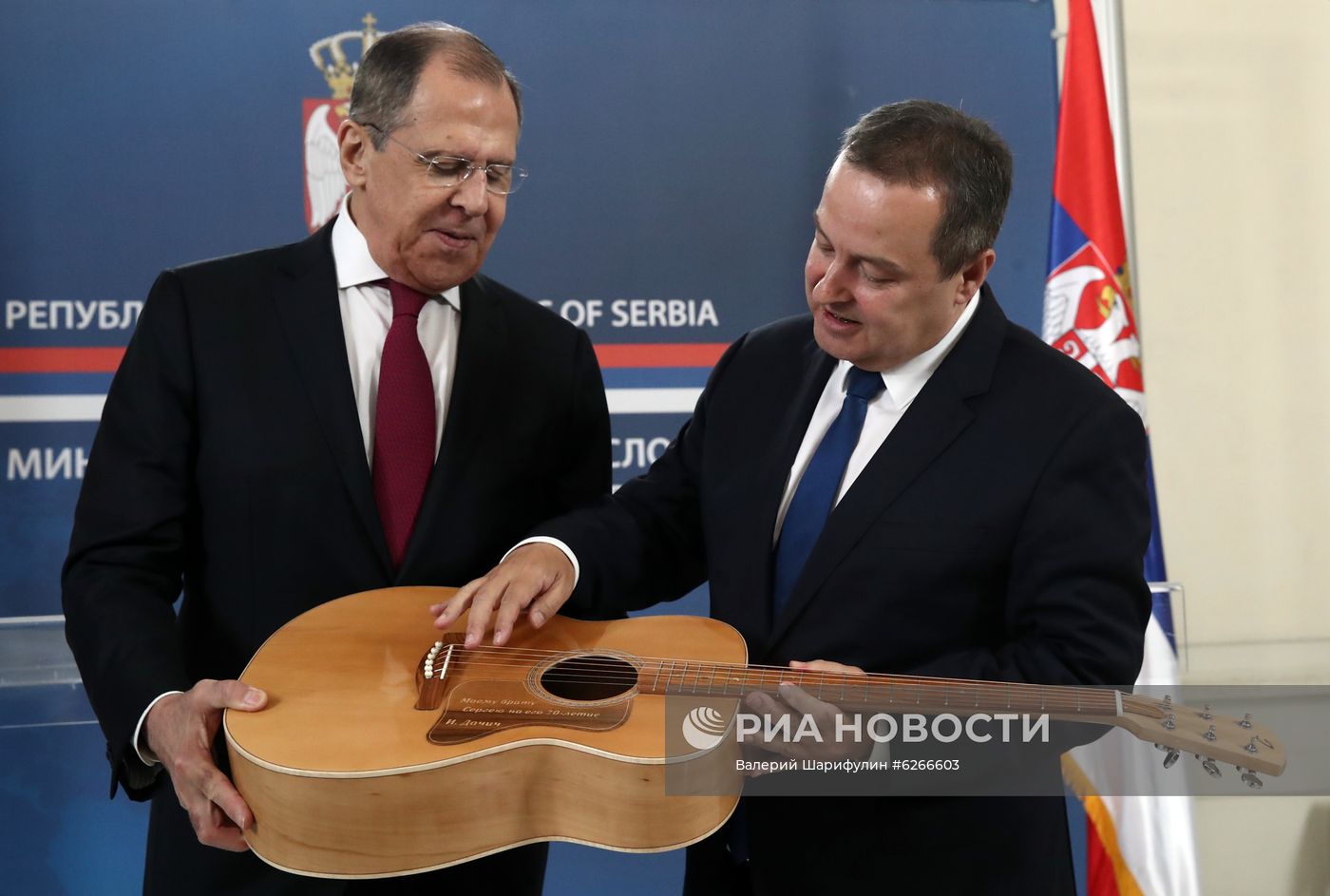 Рабочий визит главы МИД РФ С. Лаврова в Сербию Рабочий визит главы МИД РФ С. Лаврова в Сербию