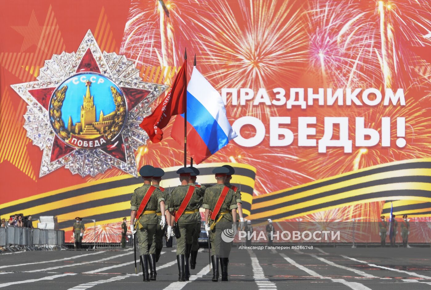 Репетиция парада Победы в городах России