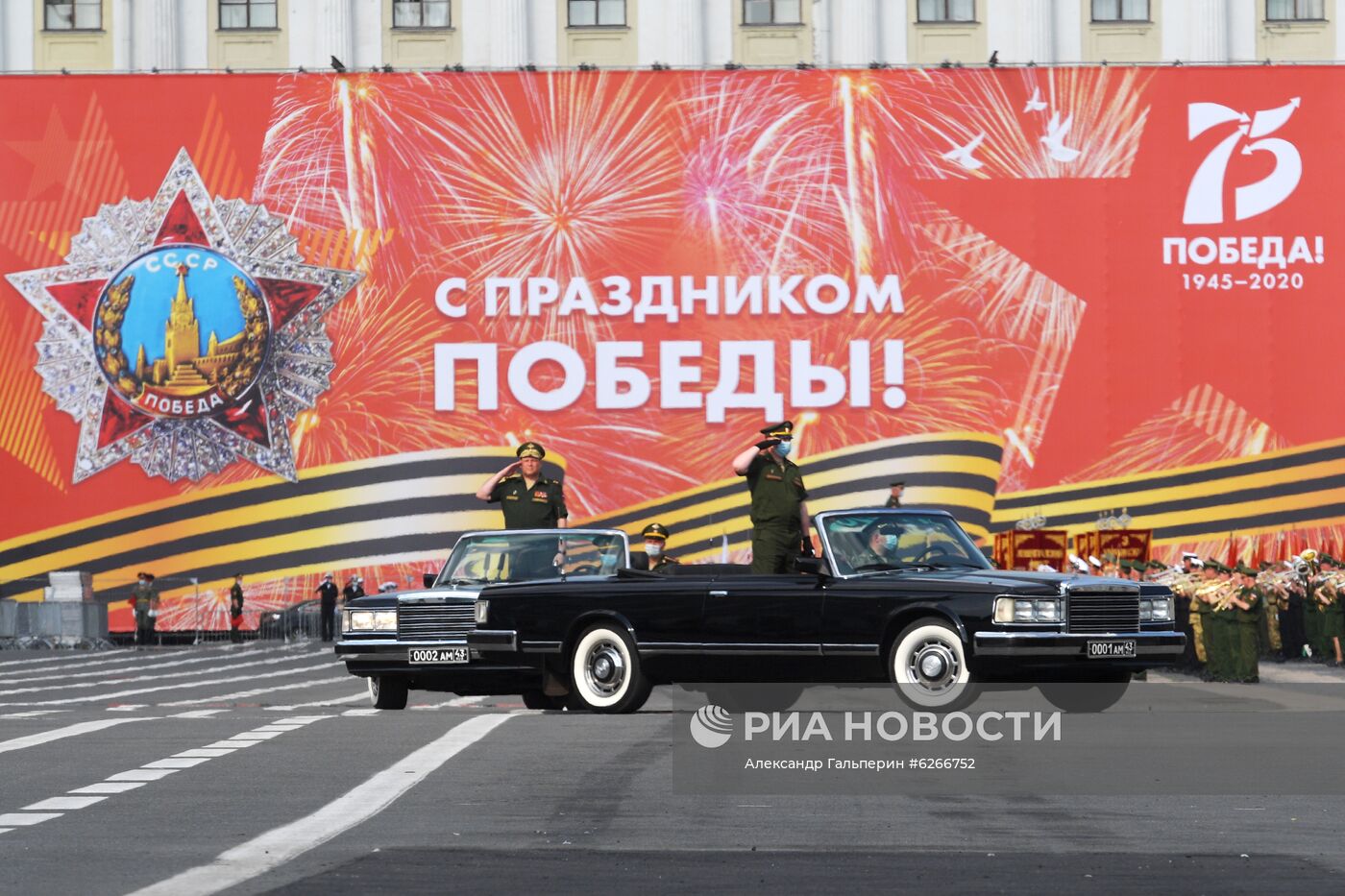 Репетиция парада Победы в городах России