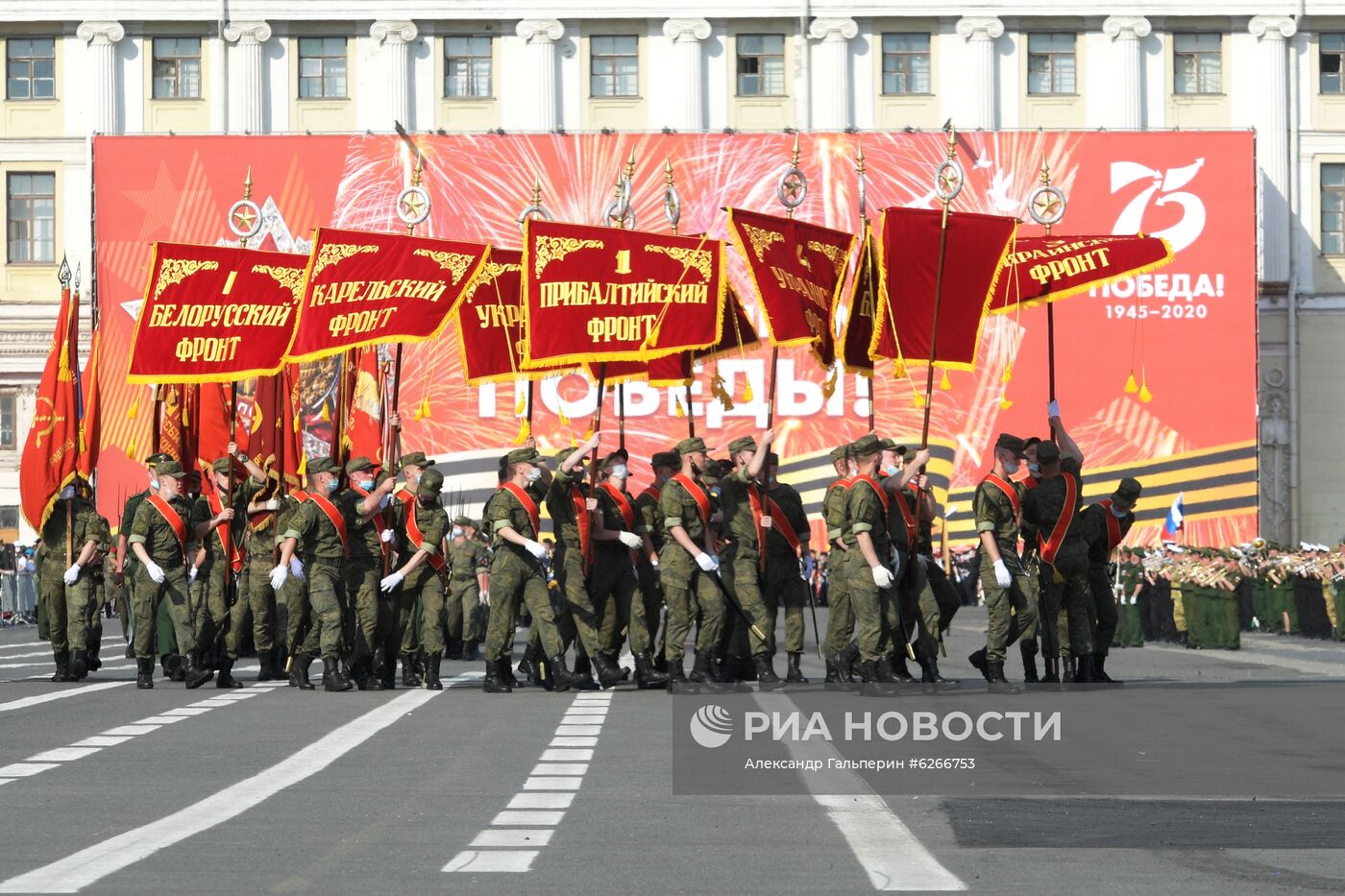 Репетиция парада Победы в городах России