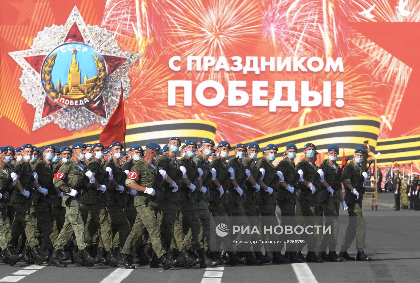Репетиция парада Победы в городах России