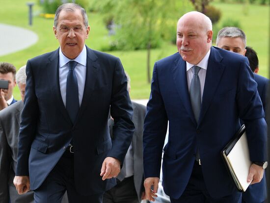 Рабочий визит главы МИД РФ С. Лаврова в Белоруссию