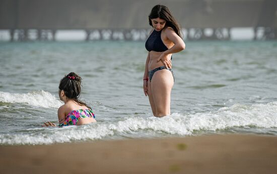 Открытие пляжного сезона в Баку