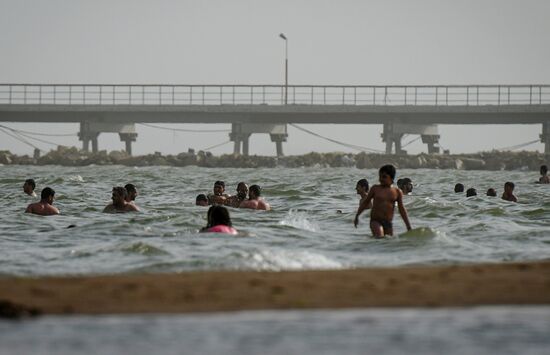 Открытие пляжного сезона в Баку