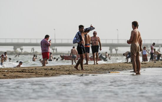 Открытие пляжного сезона в Баку