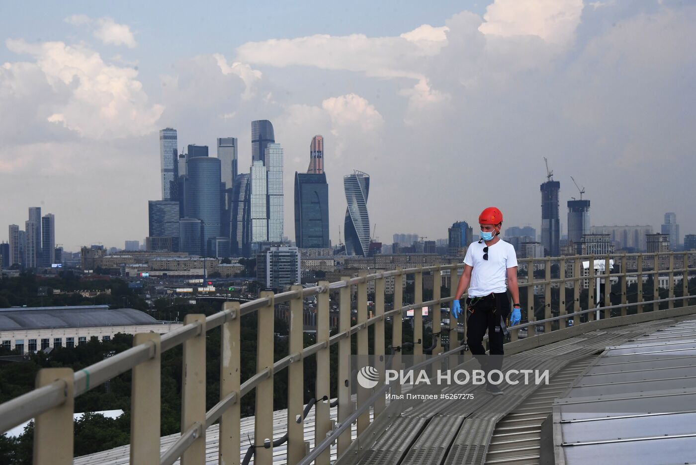 Смотровая площадка на крыше стадиона "Лужники"