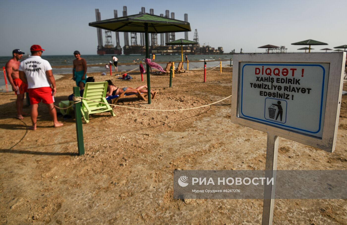 Открытие пляжного сезона в Баку