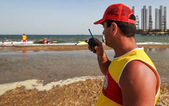 Открытие пляжного сезона в Баку