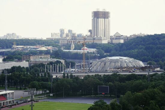 Смотровая площадка на крыше стадиона "Лужники"