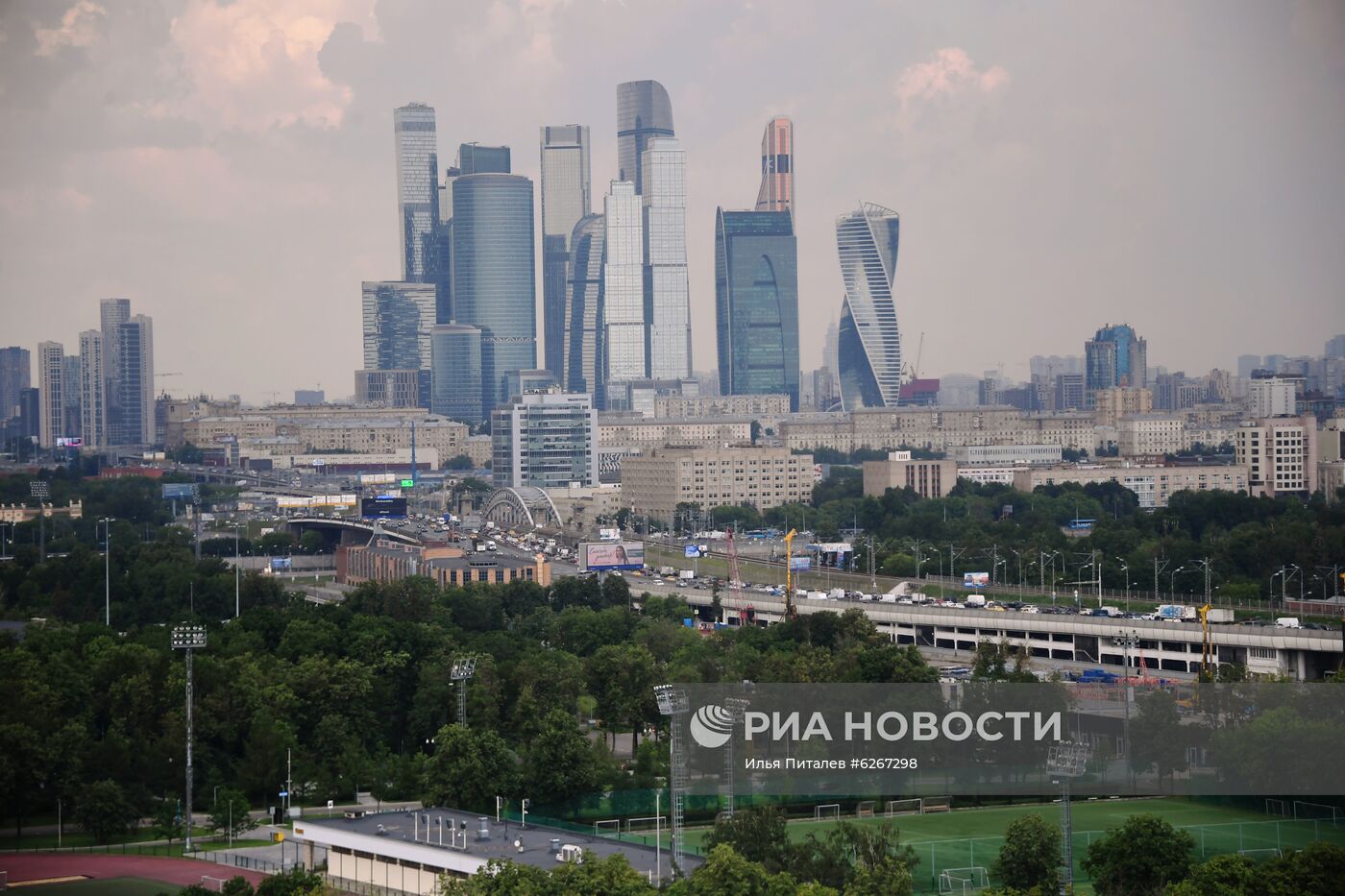 Смотровая площадка на крыше стадиона "Лужники"