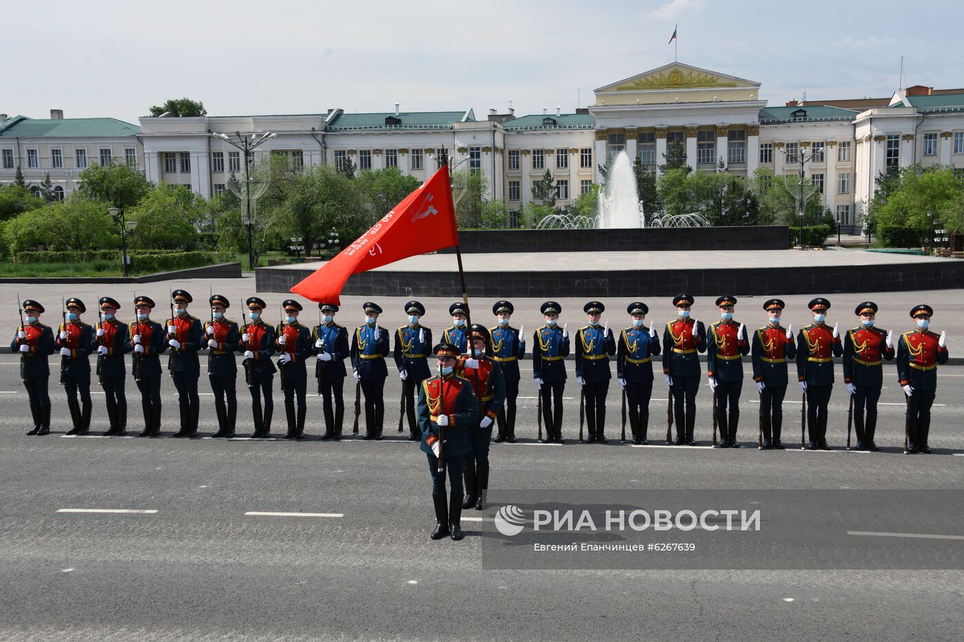 Генеральная репетиция парада Победы в городах России