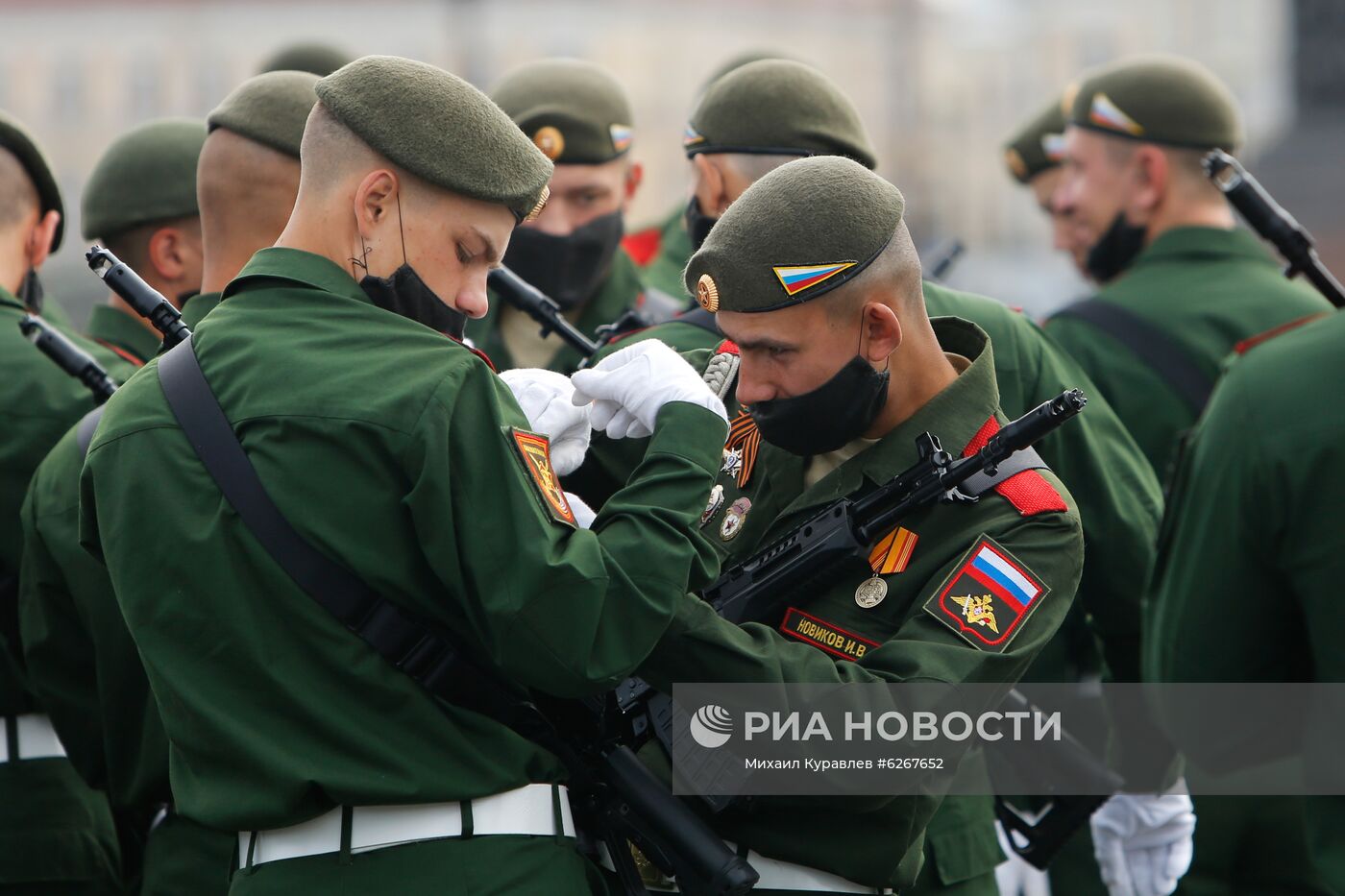 Генеральная репетиция парада Победы в городах России