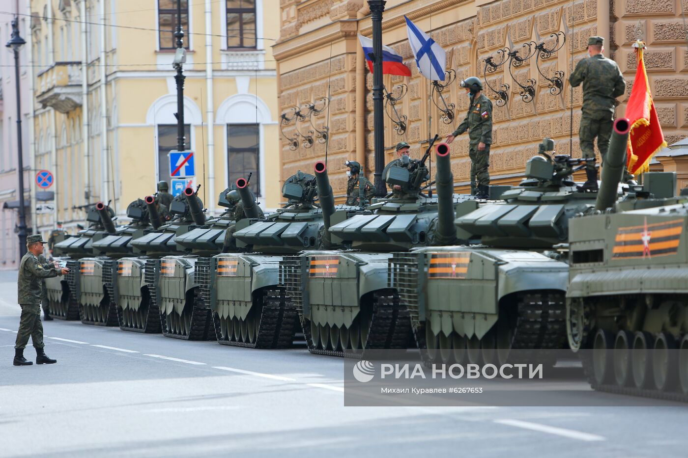 Генеральная репетиция парада Победы в городах России