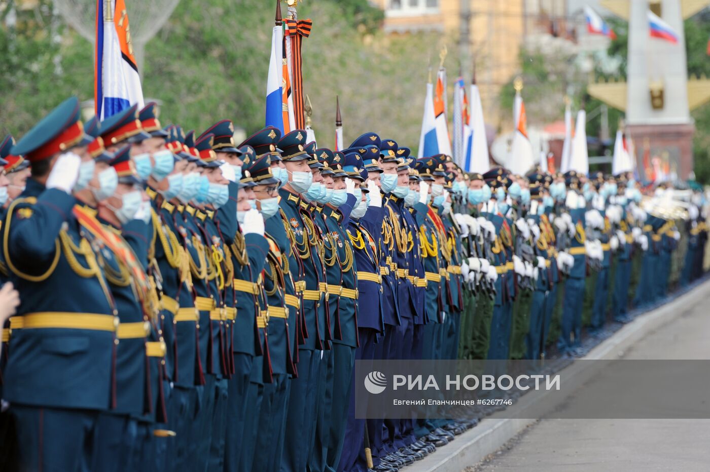 Генеральная репетиция парада Победы в городах России