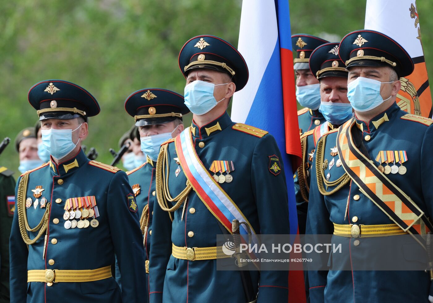 Генеральная репетиция парада Победы в городах России