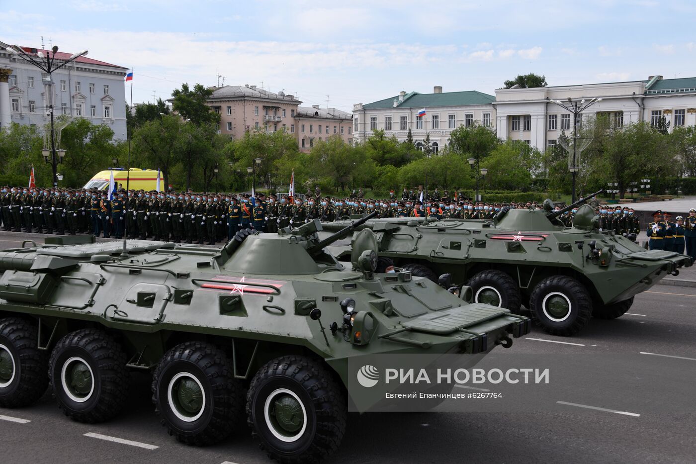 Генеральная репетиция парада Победы в городах России