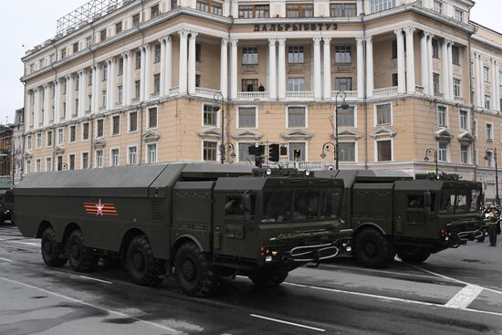 Генеральная репетиция парада Победы в городах России