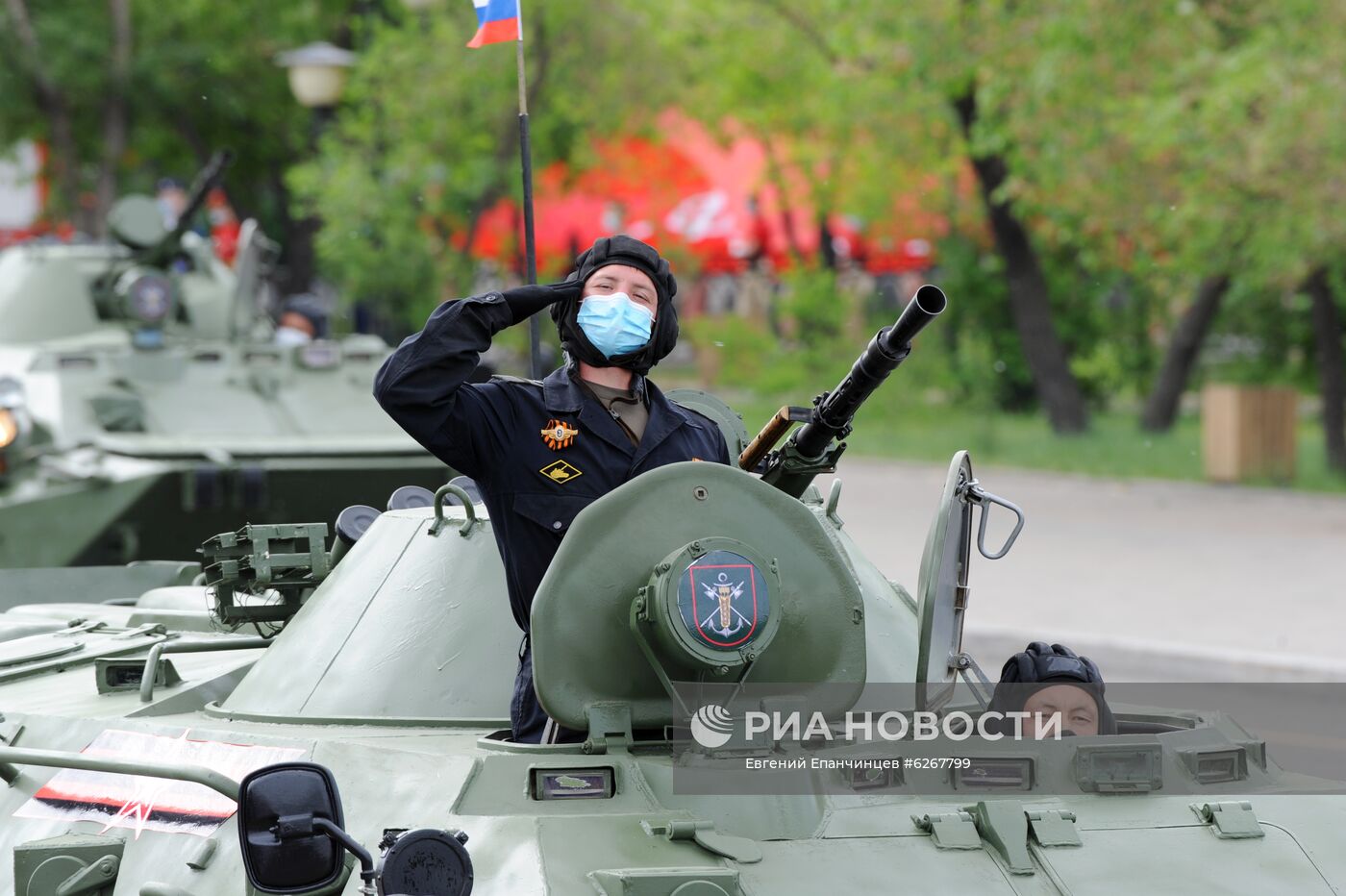 Генеральная репетиция парада Победы в городах России