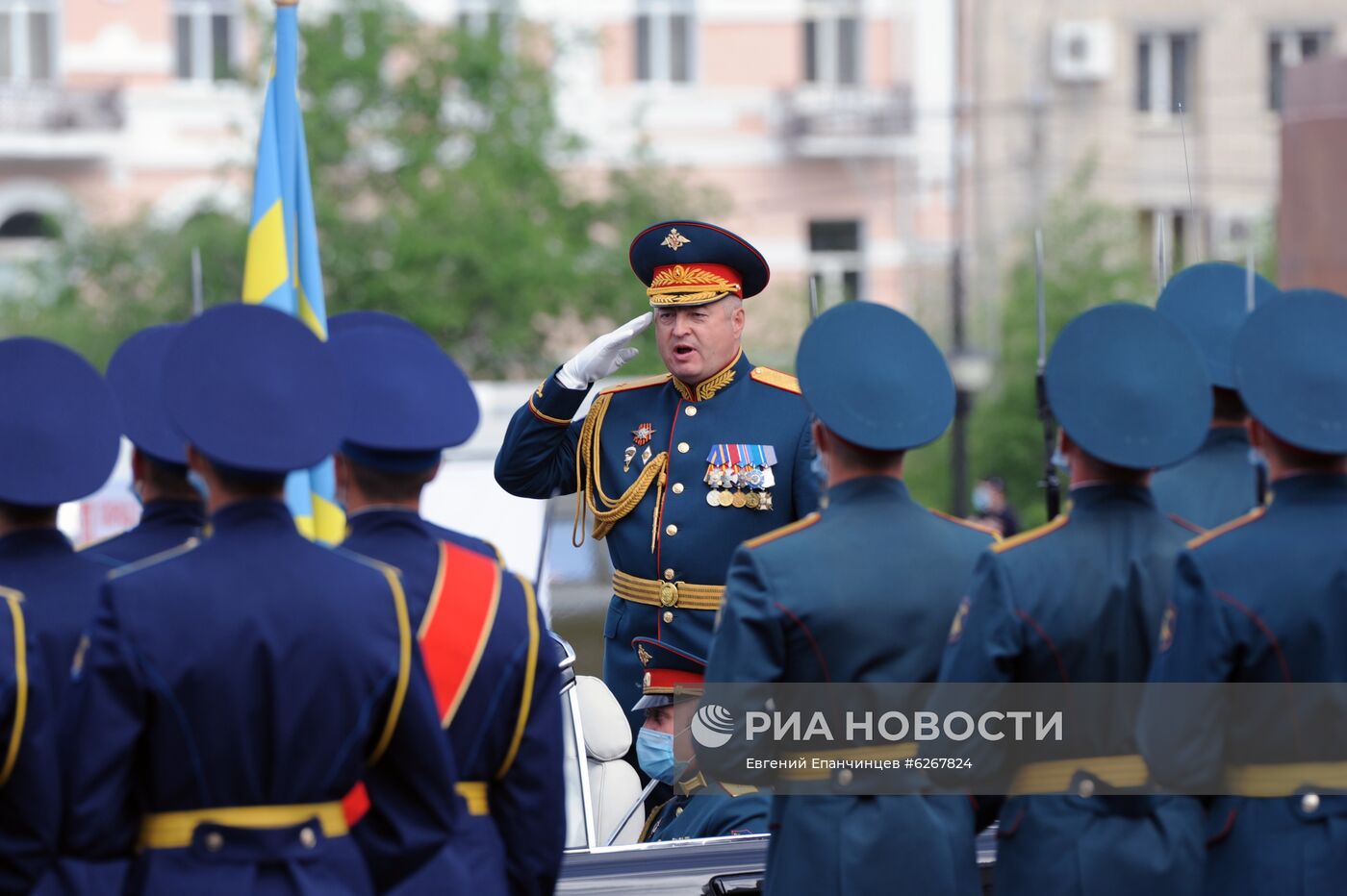 Генеральная репетиция парада Победы в городах России