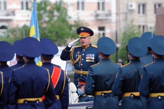 Генеральная репетиция парада Победы в городах России