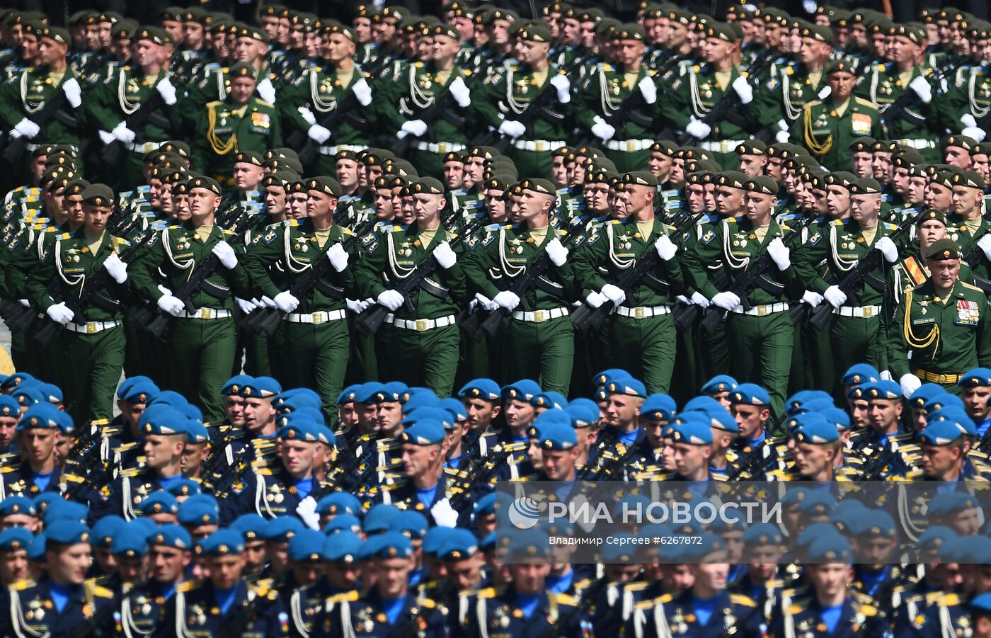 Генеральная репетиция парада Победы в Москве