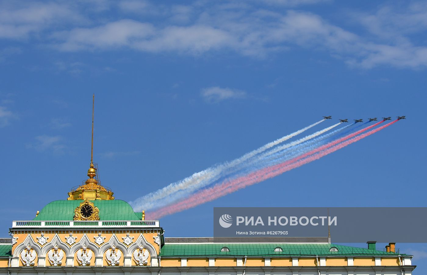 Генеральная репетиция парада Победы в Москве
