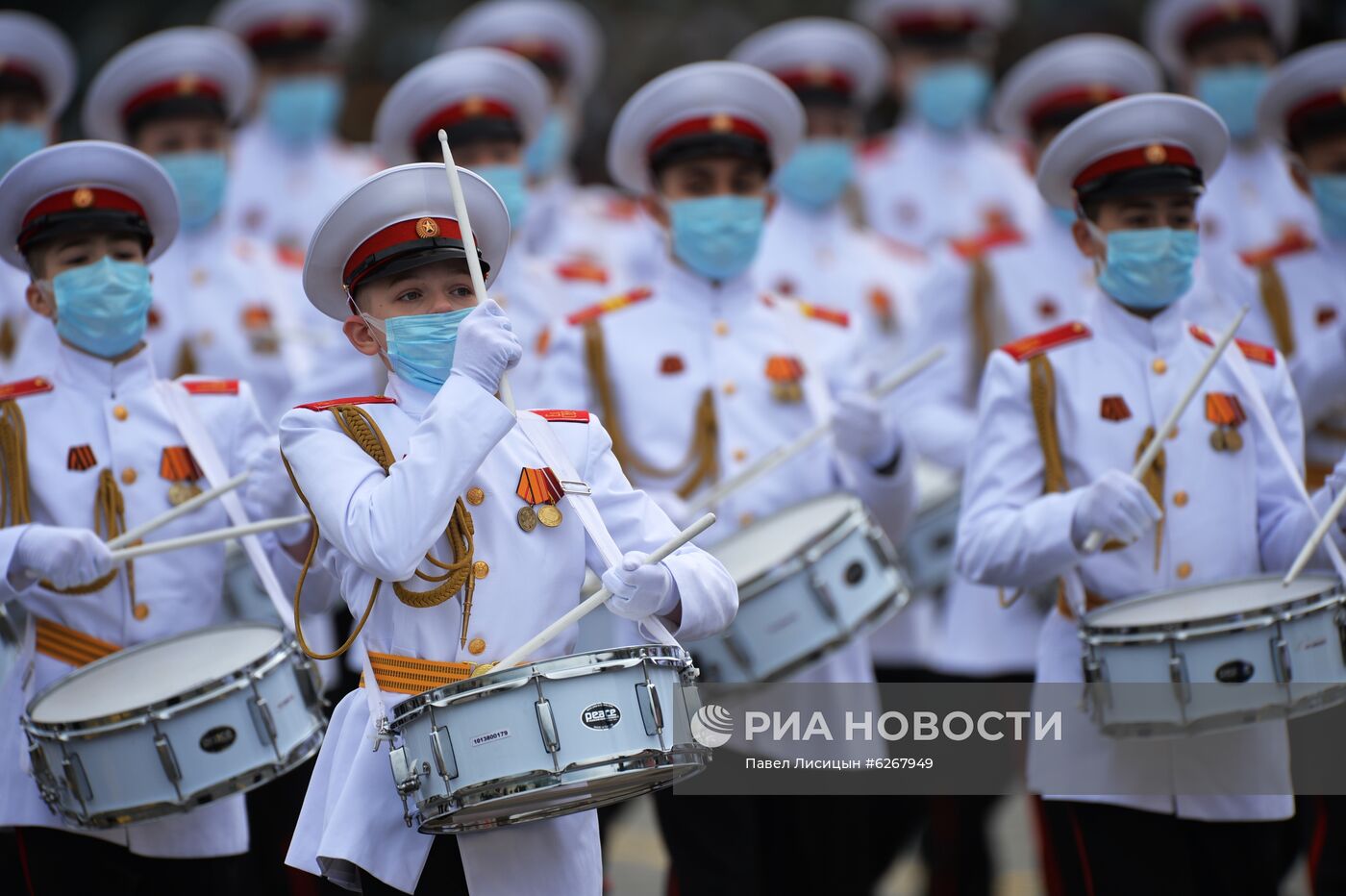 Генеральная репетиция парада Победы в городах России