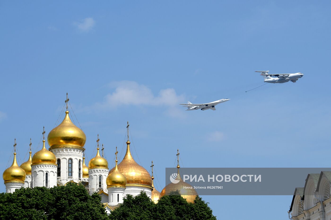 Генеральная репетиция парада Победы в Москве