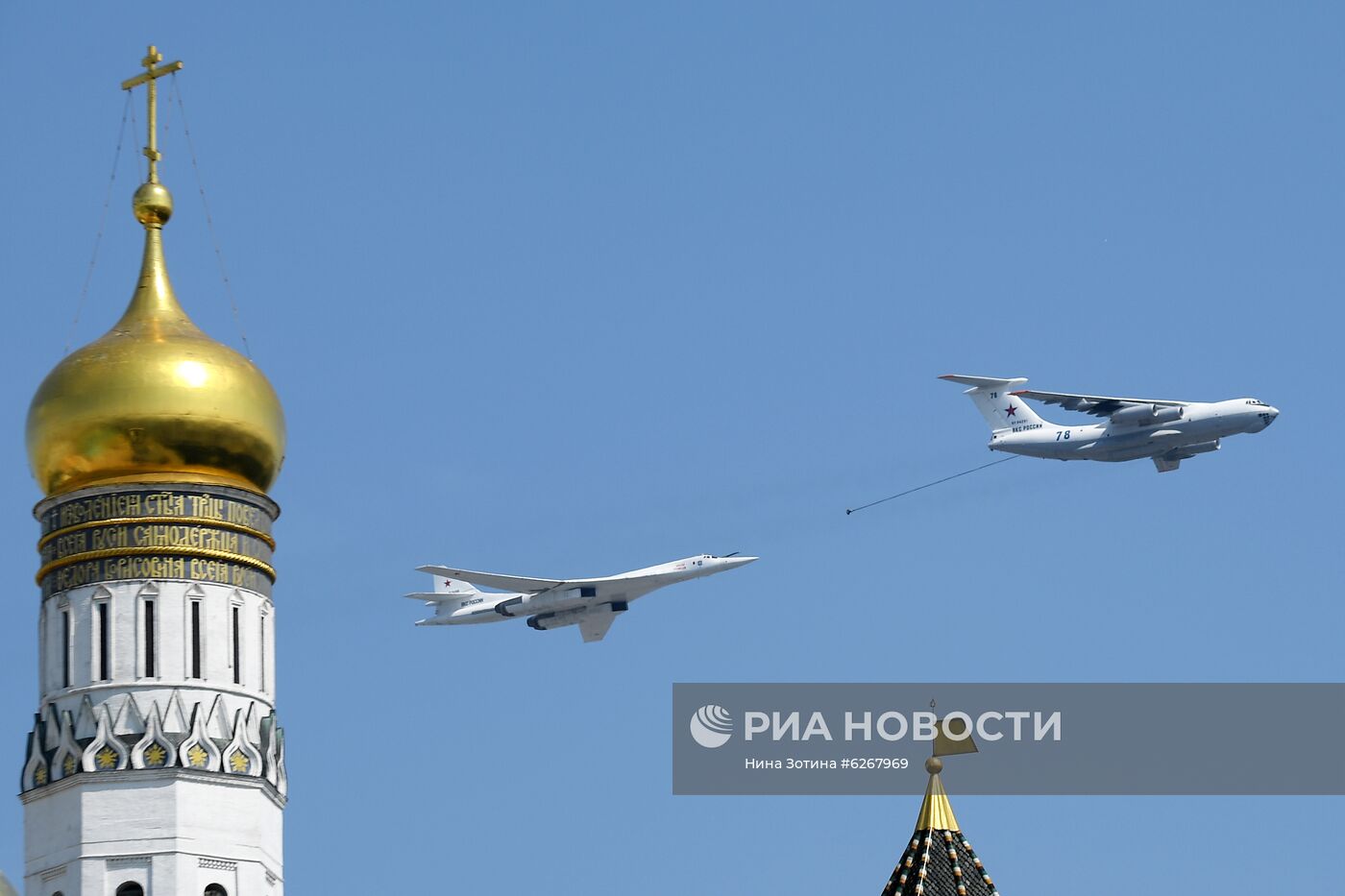 Генеральная репетиция парада Победы в Москве