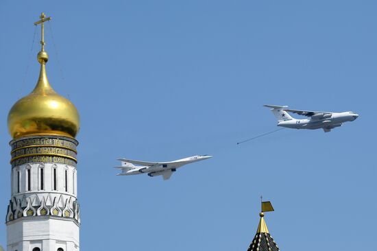 Генеральная репетиция парада Победы в Москве