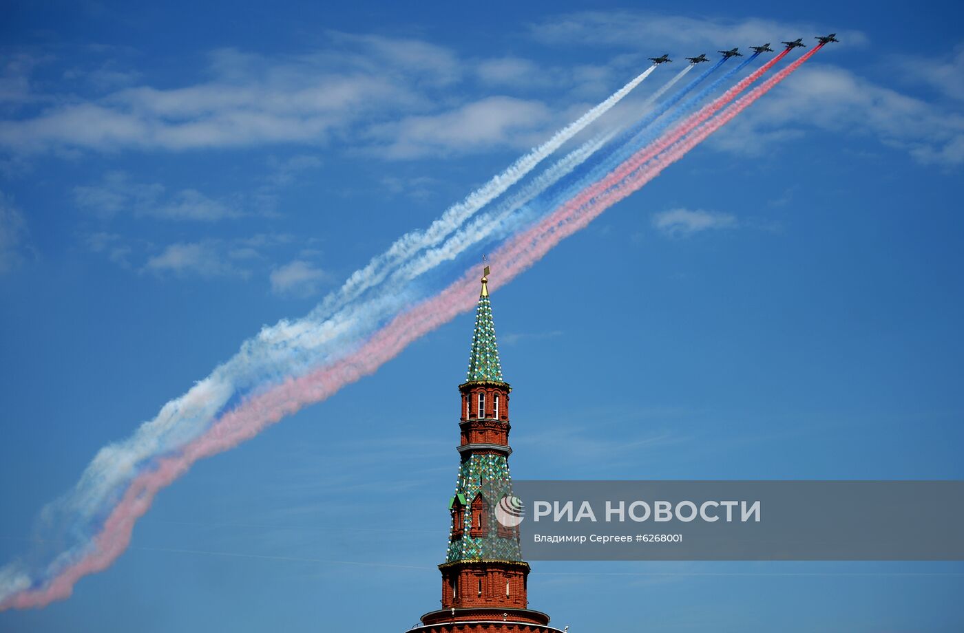 Генеральная репетиция парада Победы в Москве