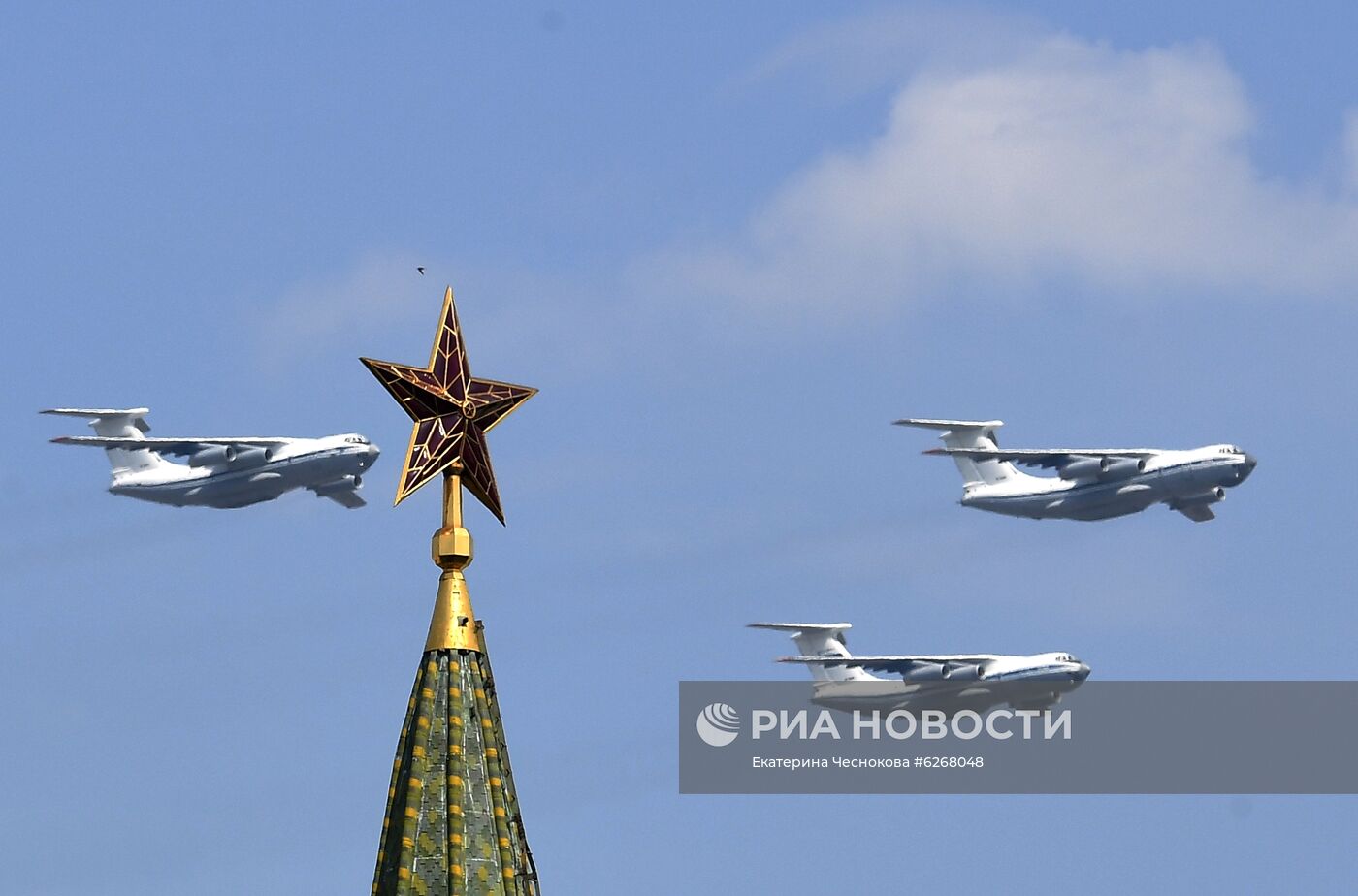 Генеральная репетиция парада Победы в Москве