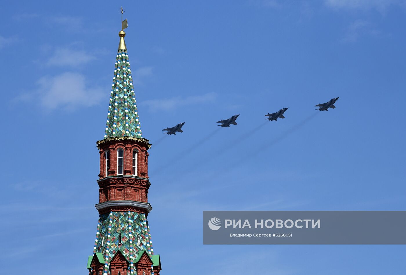 Генеральная репетиция парада Победы в Москве