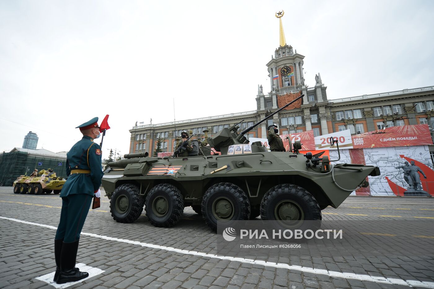 Генеральная репетиция парада Победы в городах России