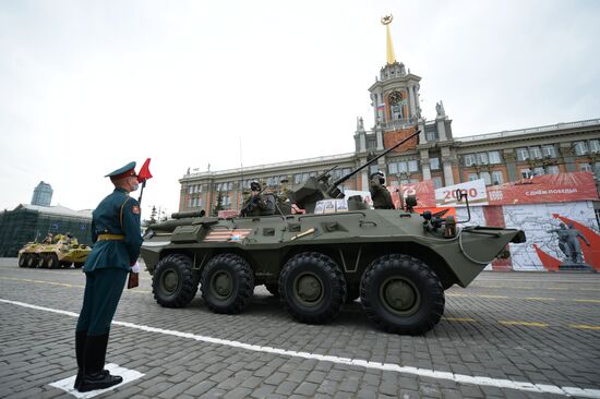 Генеральная репетиция парада Победы в городах России