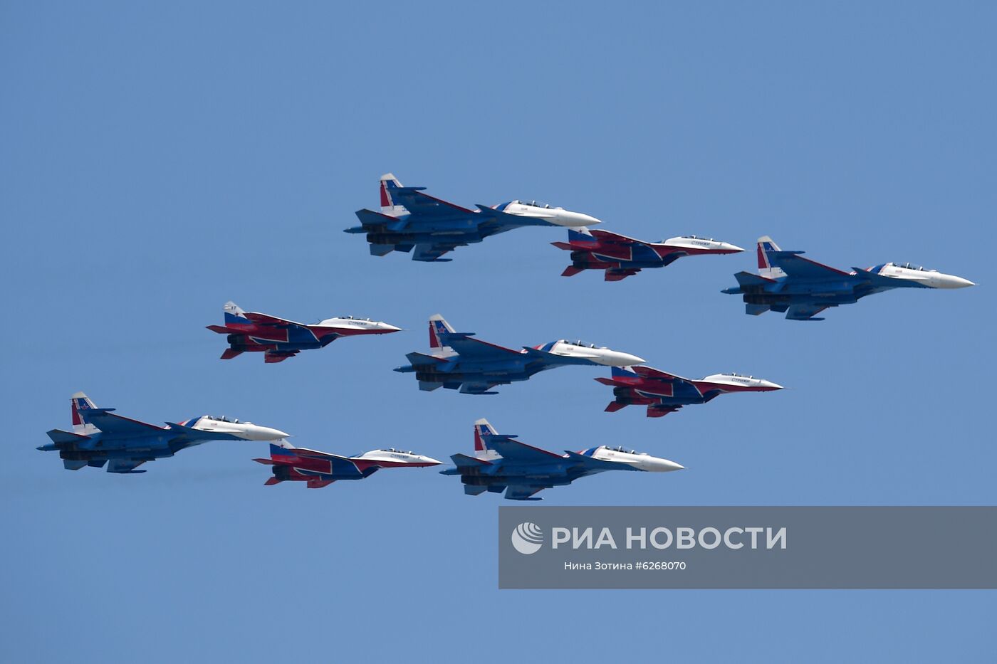 Генеральная репетиция парада Победы в Москве