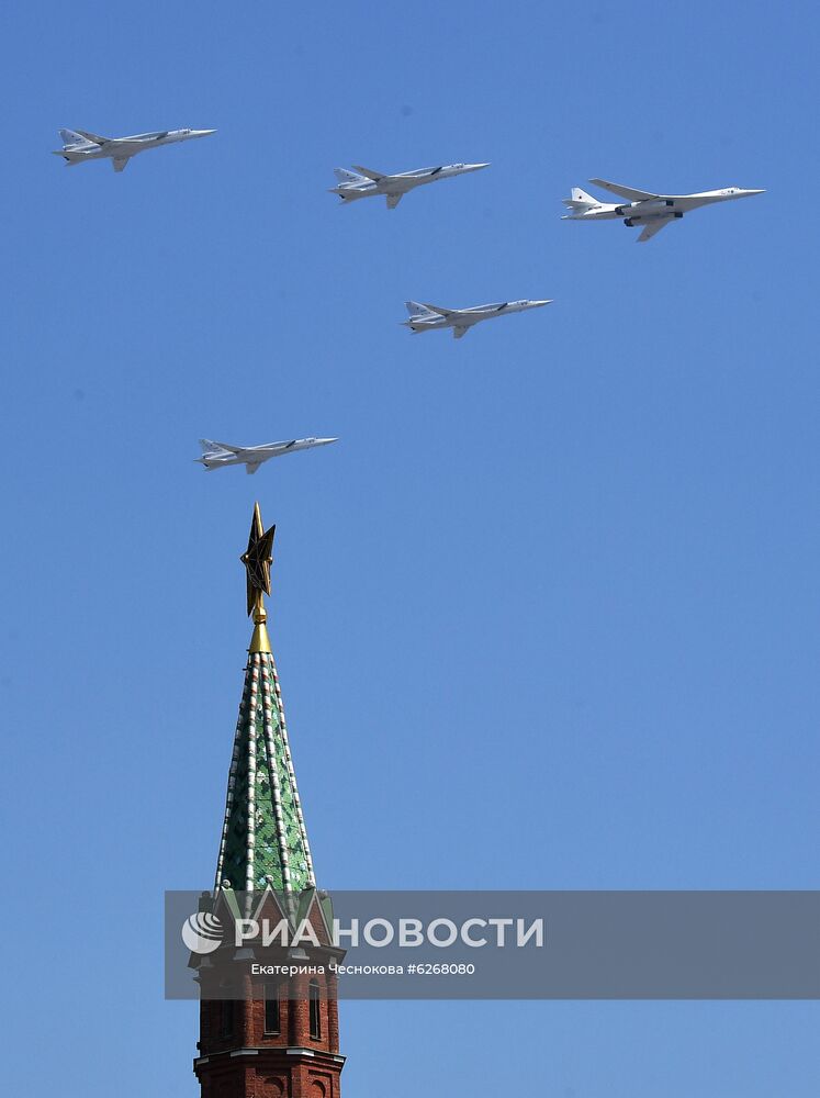 Генеральная репетиция парада Победы в Москве