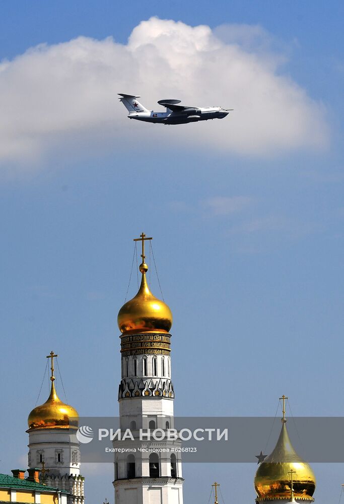 Генеральная репетиция парада Победы в Москве