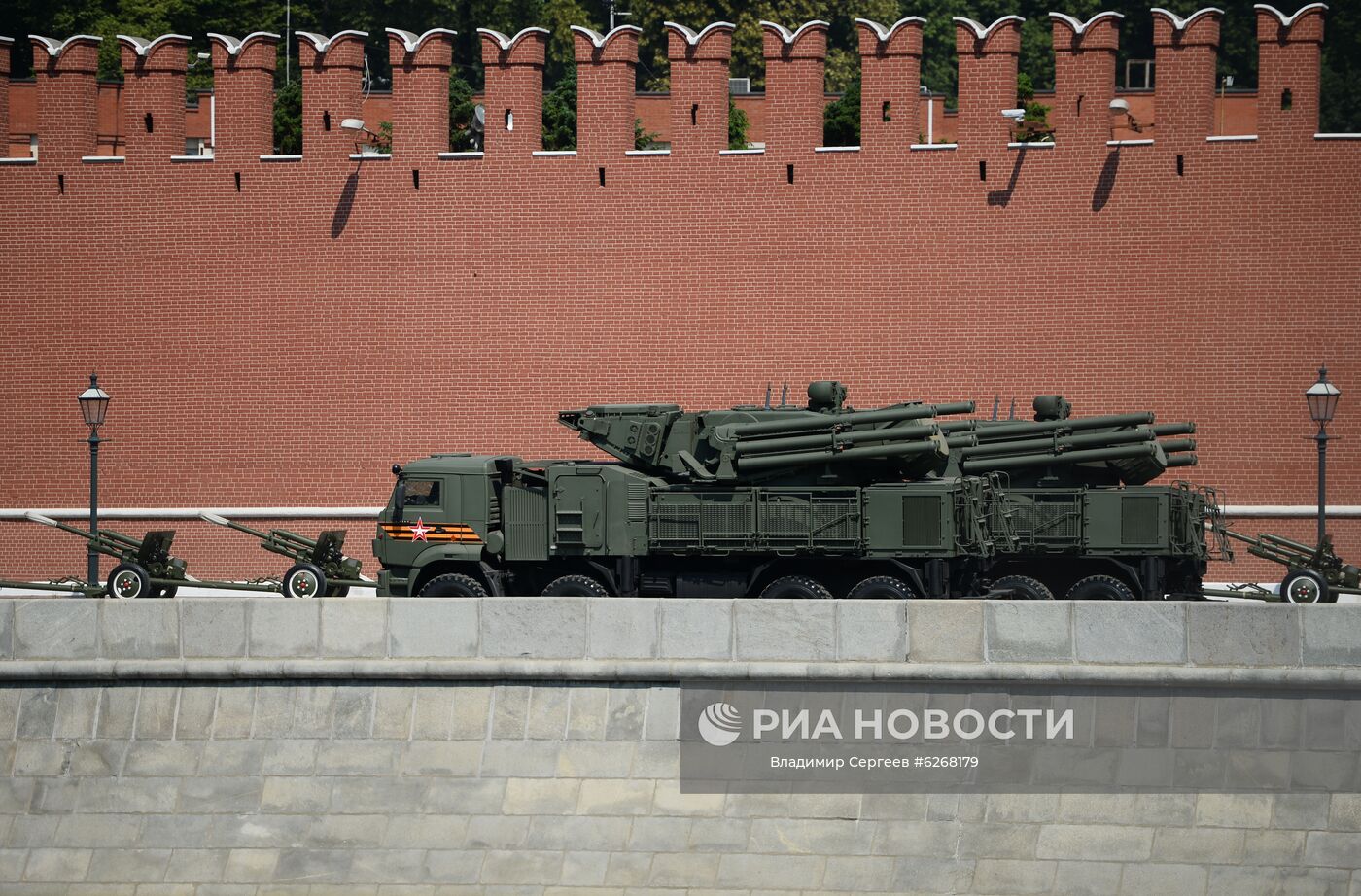 Генеральная репетиция парада Победы в Москве