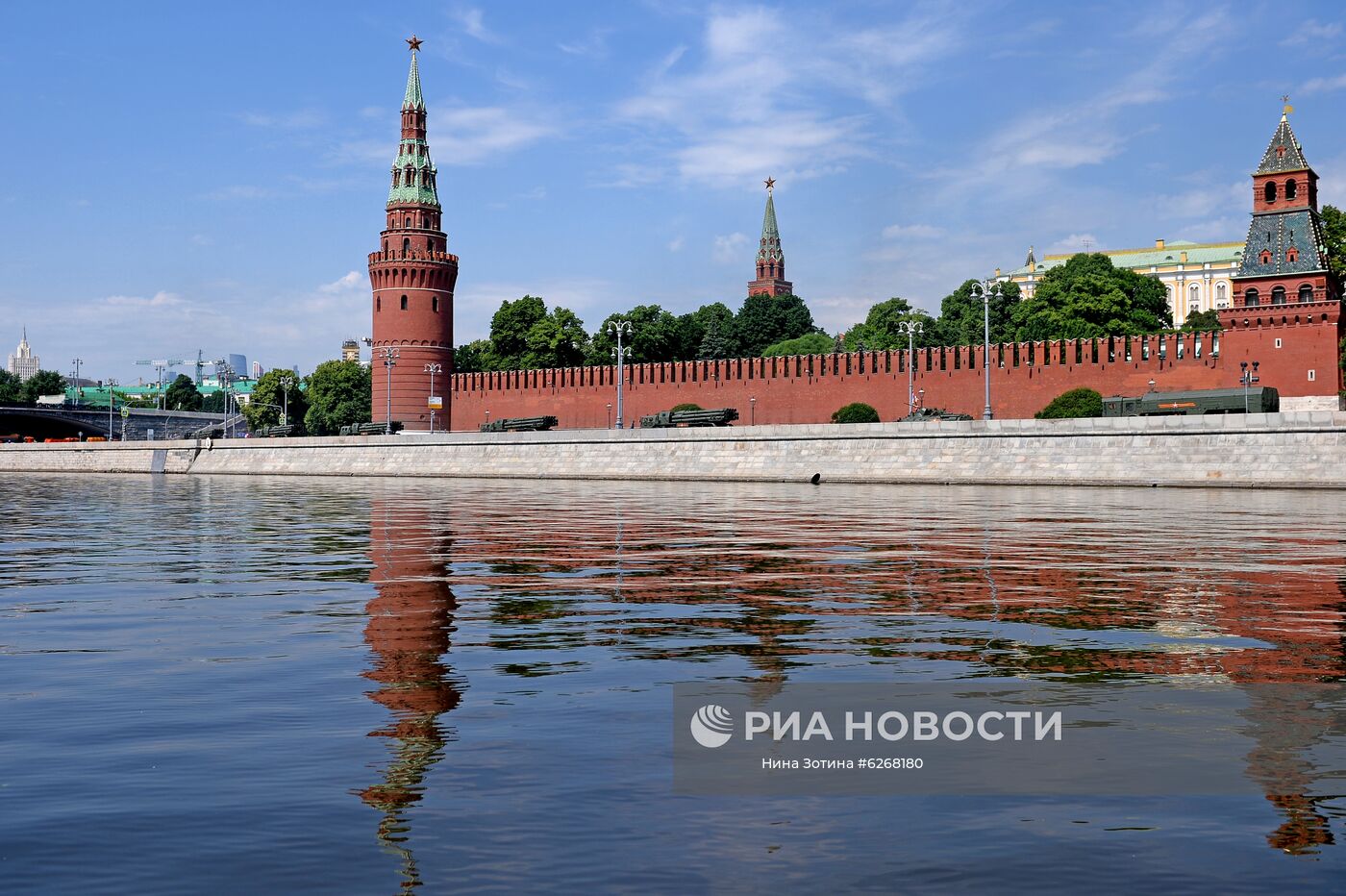Генеральная репетиция парада Победы в Москве