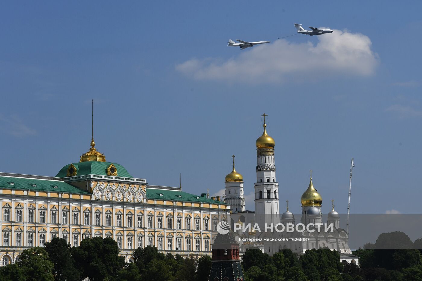 Генеральная репетиция парада Победы в Москве