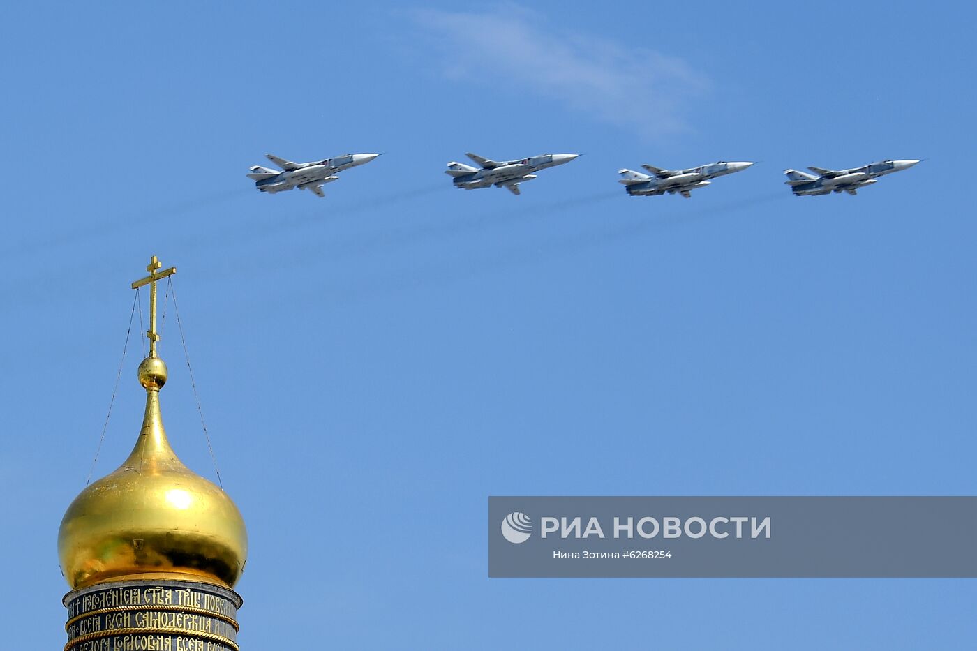 Генеральная репетиция парада Победы в Москве