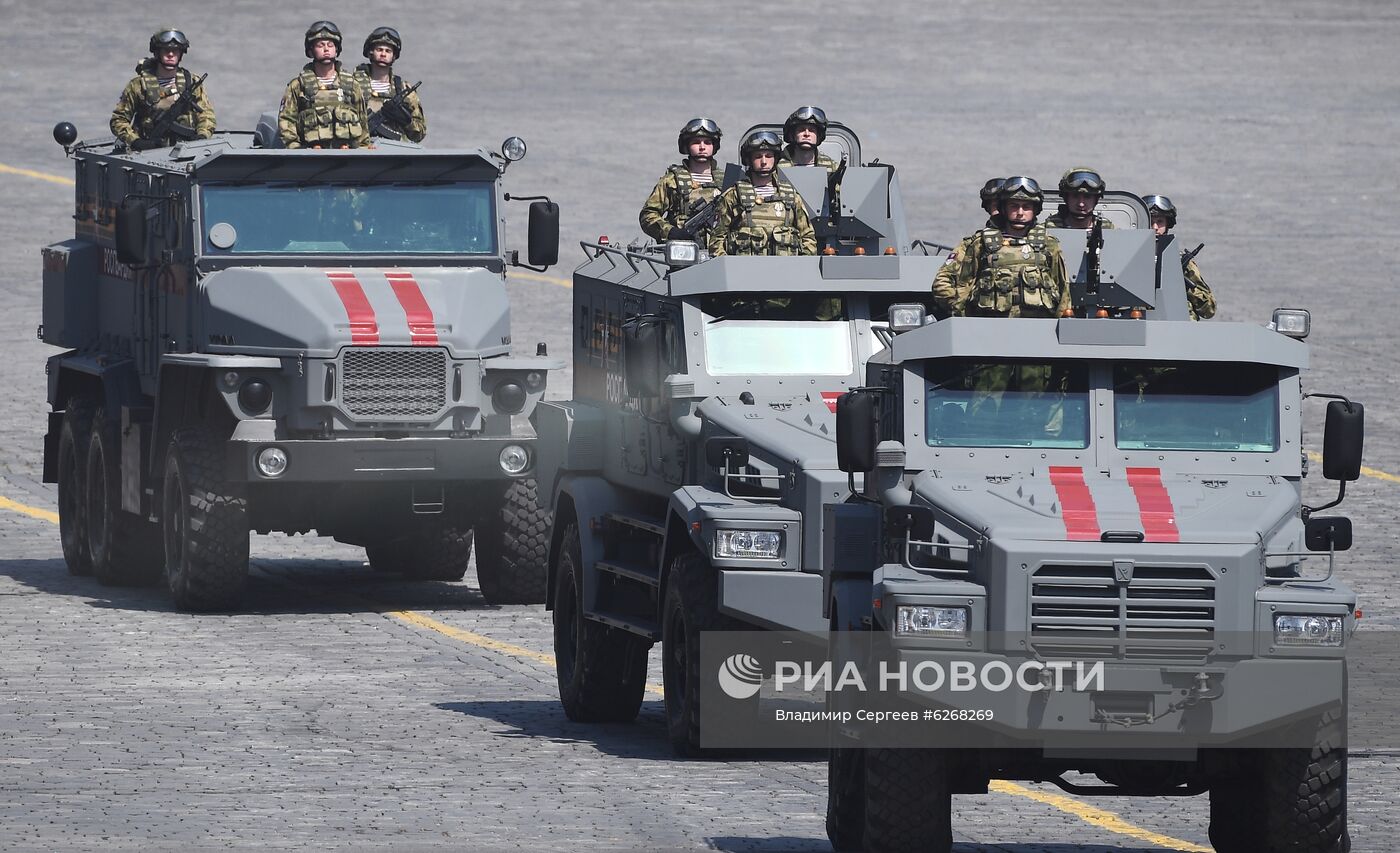 Генеральная репетиция парада Победы в Москве