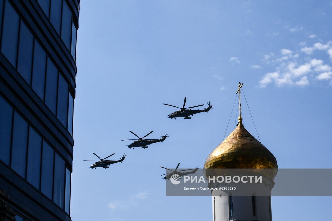 Генеральная репетиция парада Победы в Москве