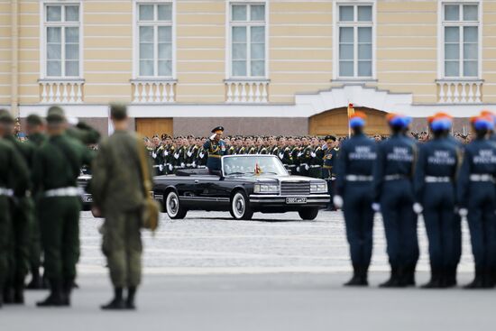 Генеральная репетиция парада Победы в городах России