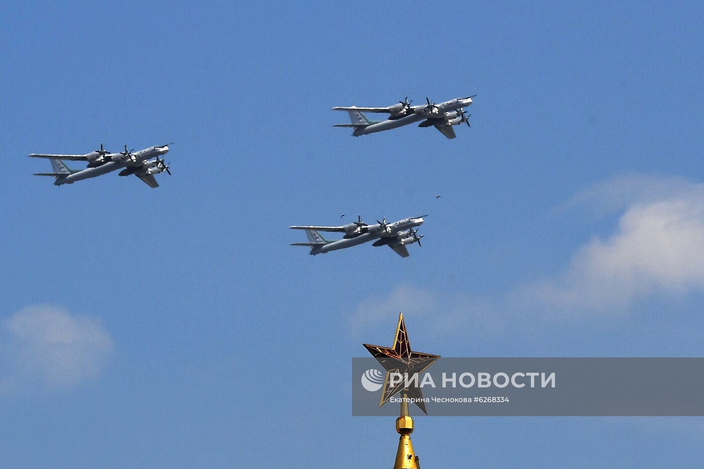 Генеральная репетиция парада Победы в Москве